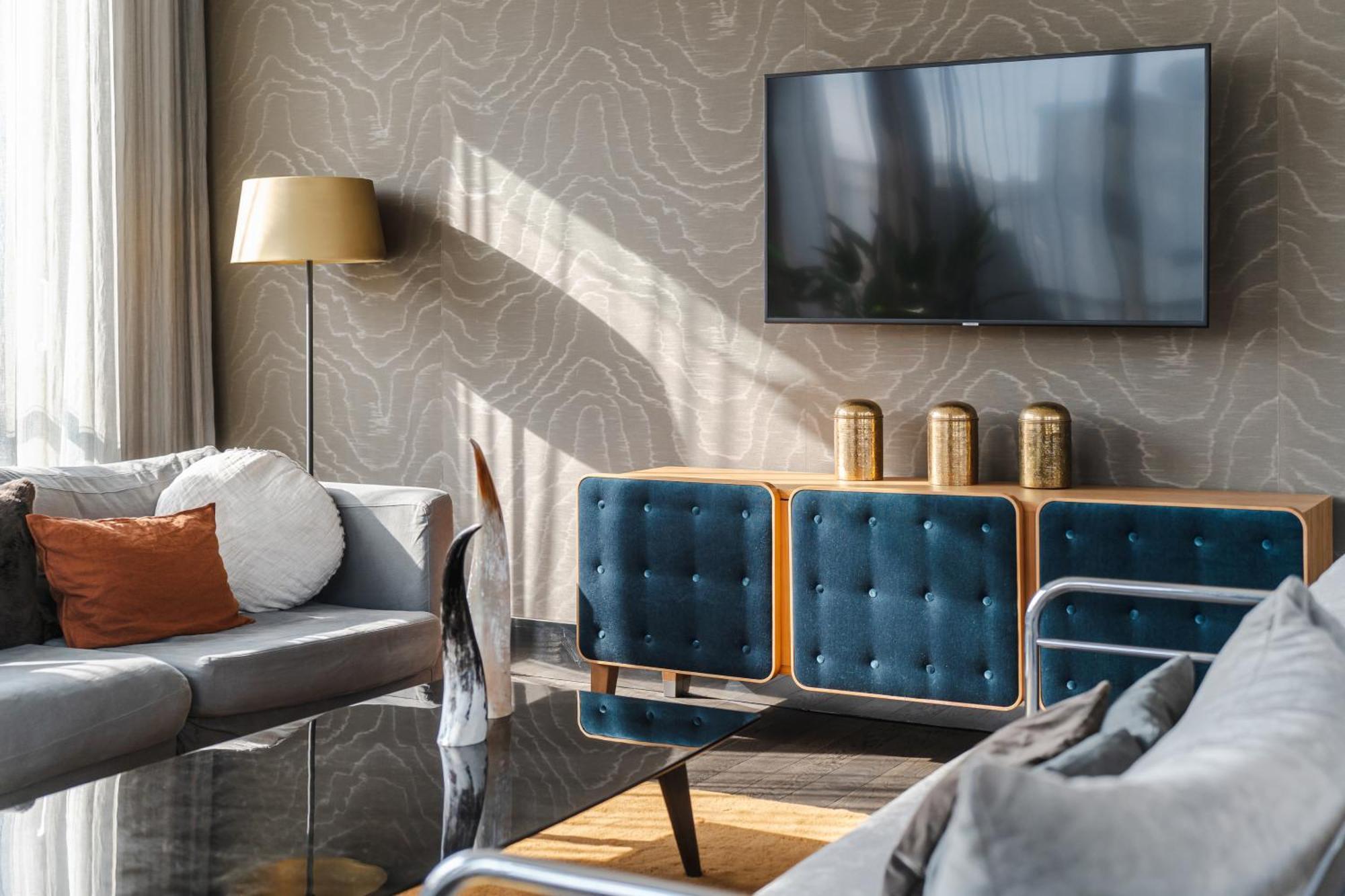 H15 Boutique Hotel, Warsaw, A Member Of Design Hotels Exterior foto A room at the hotel