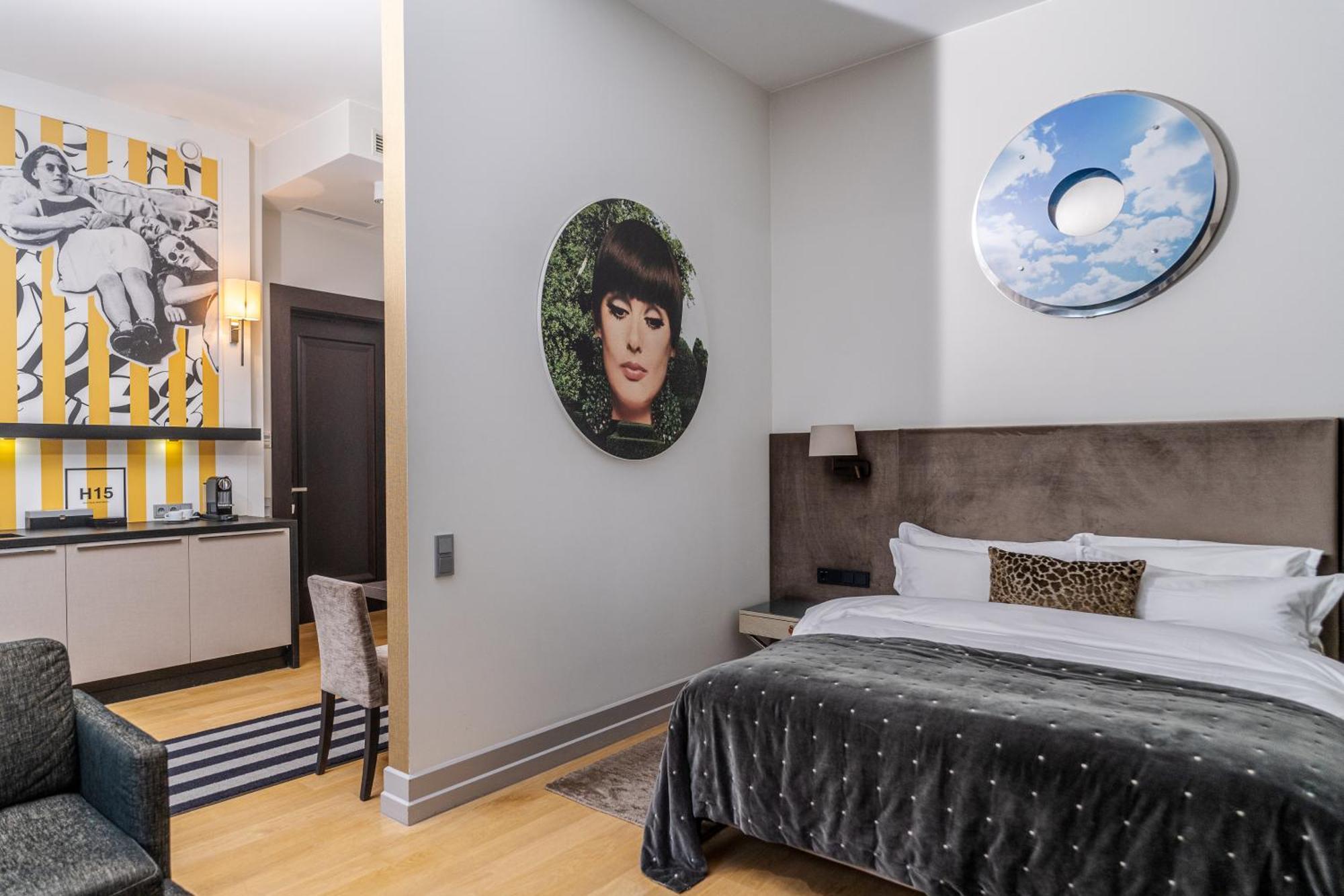 H15 Boutique Hotel, Warsaw, A Member Of Design Hotels Exterior foto A room at the Hotel