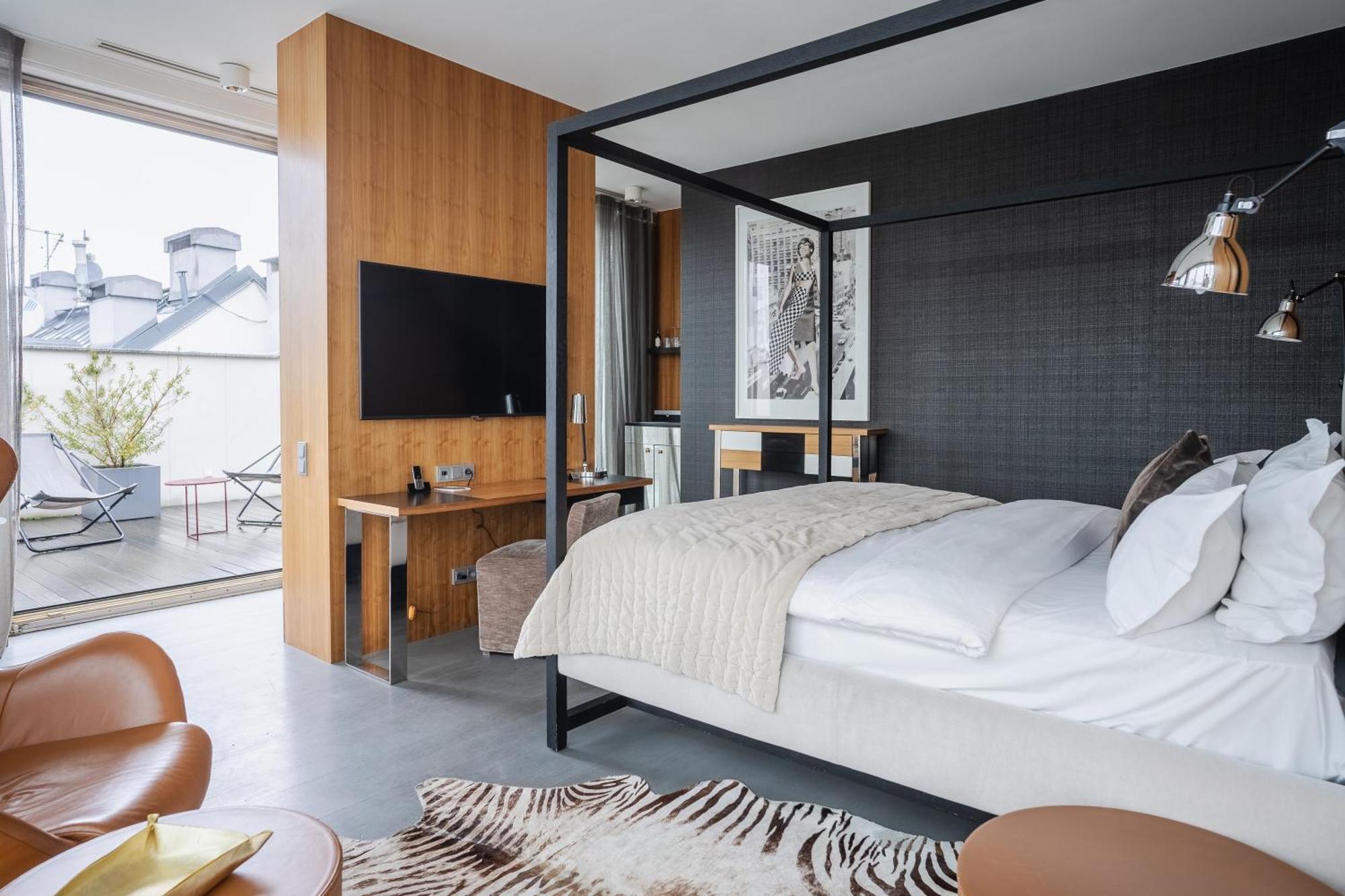 H15 Boutique Hotel, Warsaw, A Member Of Design Hotels Zimmer foto A bedroom at the hotel